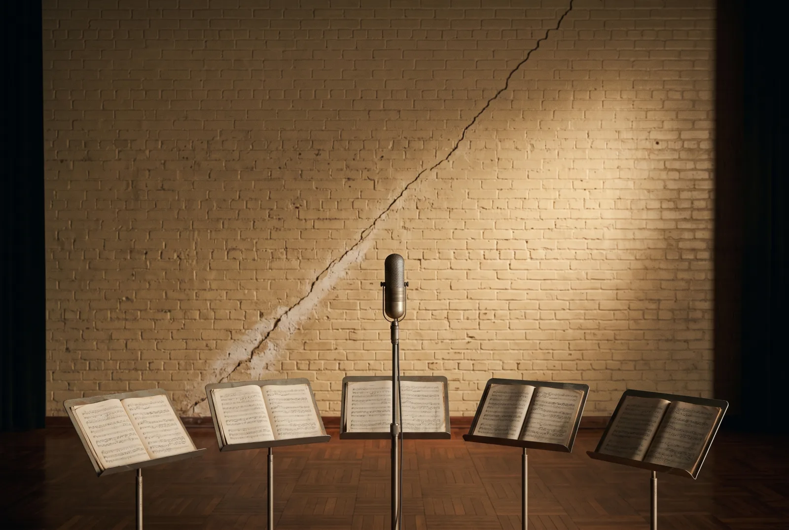 The Platters: The crack in the wall
