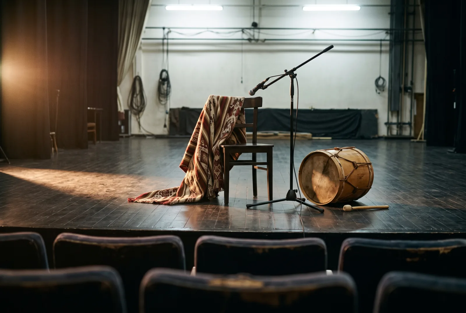 Mercedes Sosa: The poncho on the chair