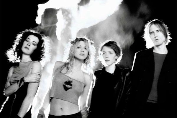 Hole debut with an album produced by Kim Gordon that never charted at home