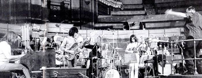 Deep Purple bring an orchestra into the Royal Albert Hall and Blackmore calls it a gimmick