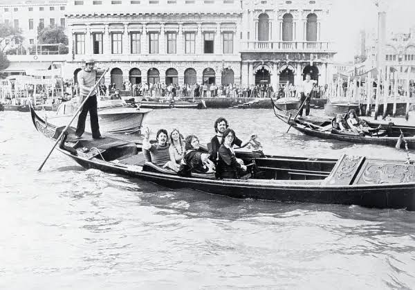 Wings play St Mark's Square to help pay for repairing Venice