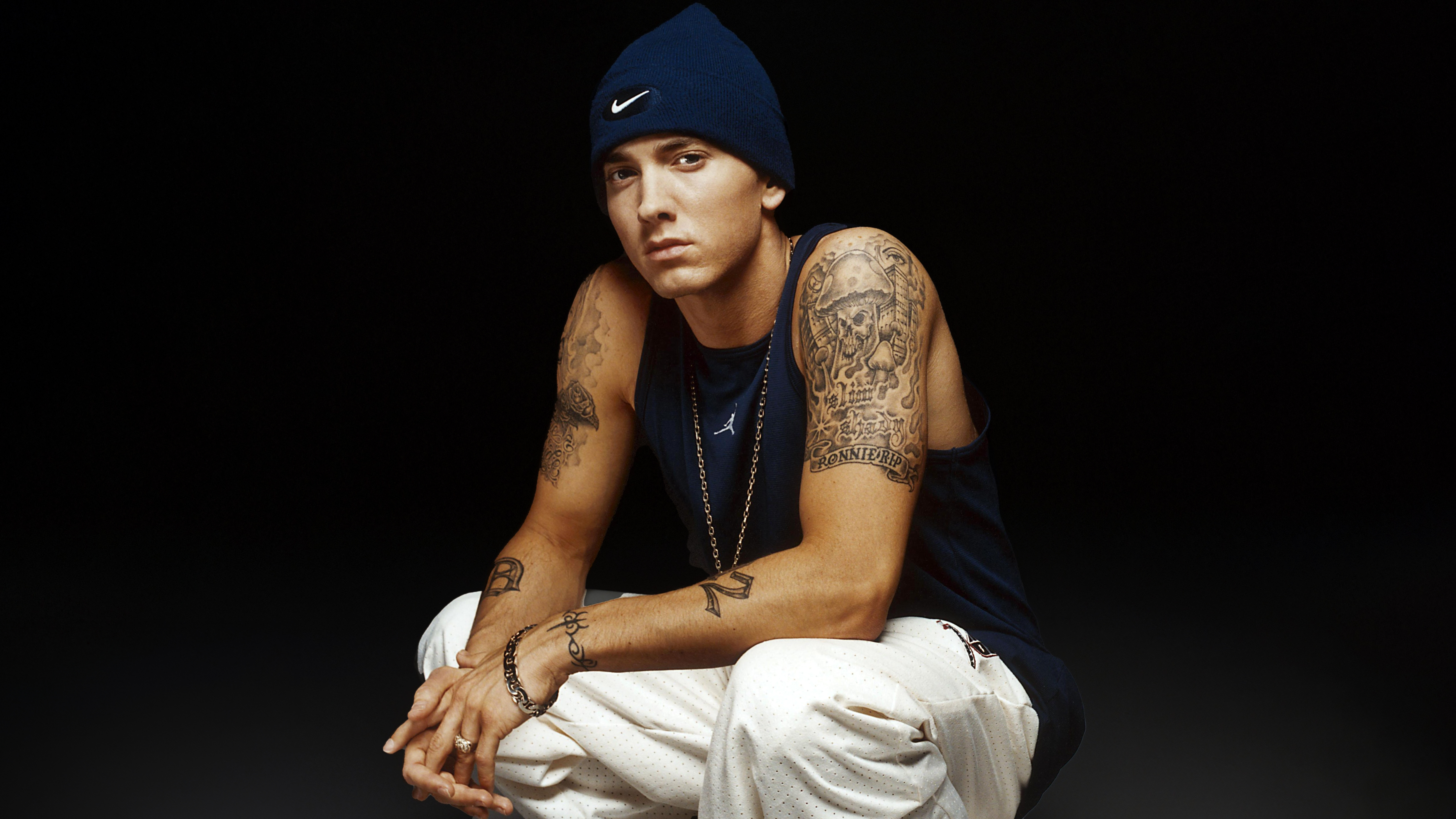 Eminem is born, the white kid hip-hop couldn't ignore