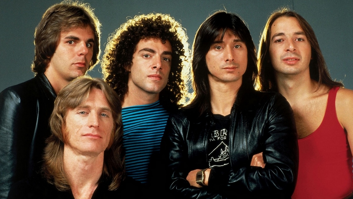 Journey spend one single week at number one and the album ends up selling ten million