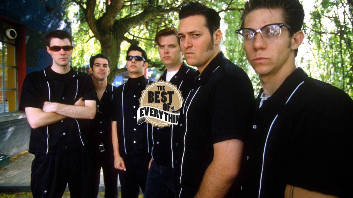 Rocket from the Crypt sign to a major and put trumpets in punk