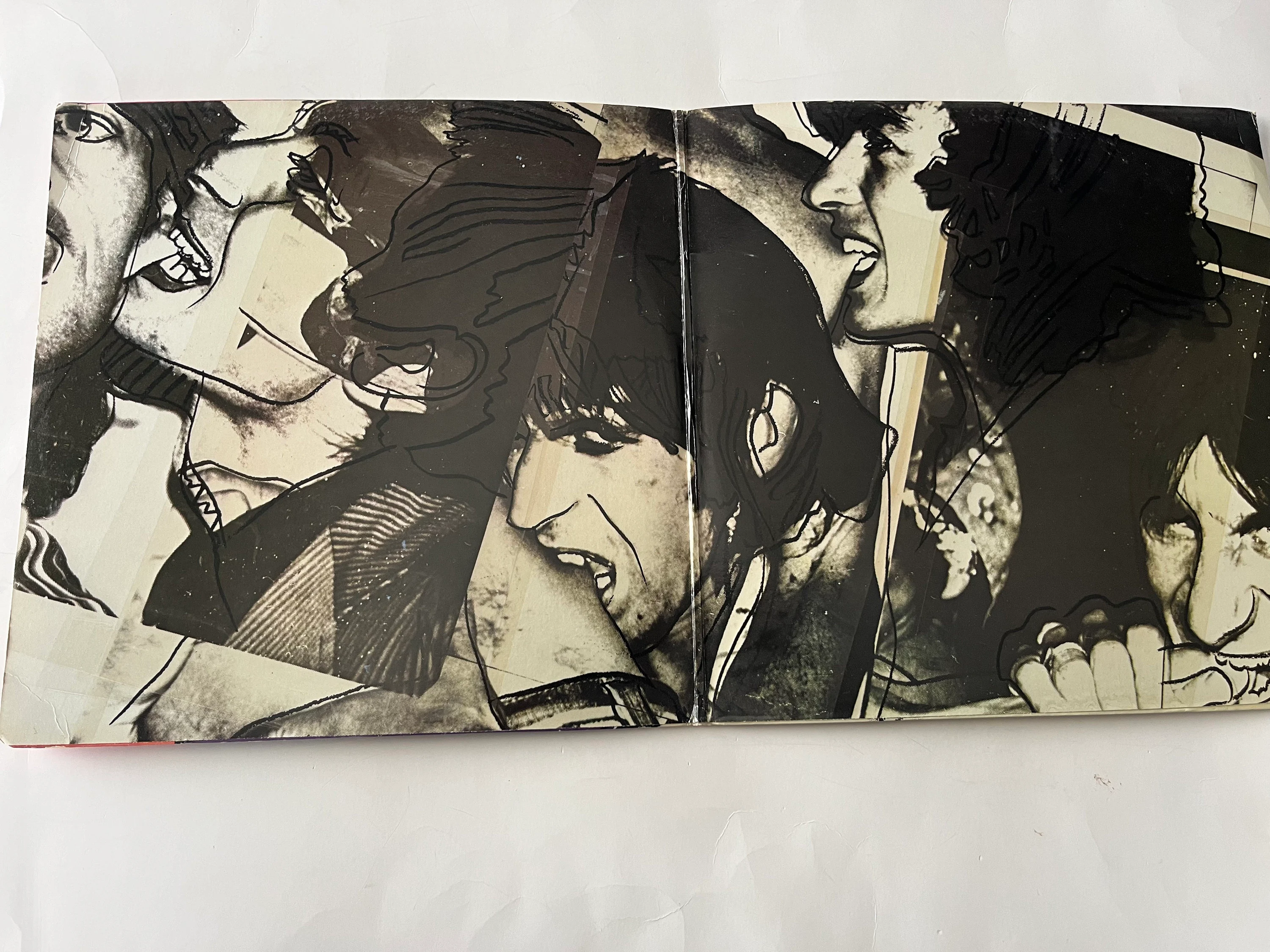 Love You Live: Warhol does the sleeve and Jagger corrects it by hand