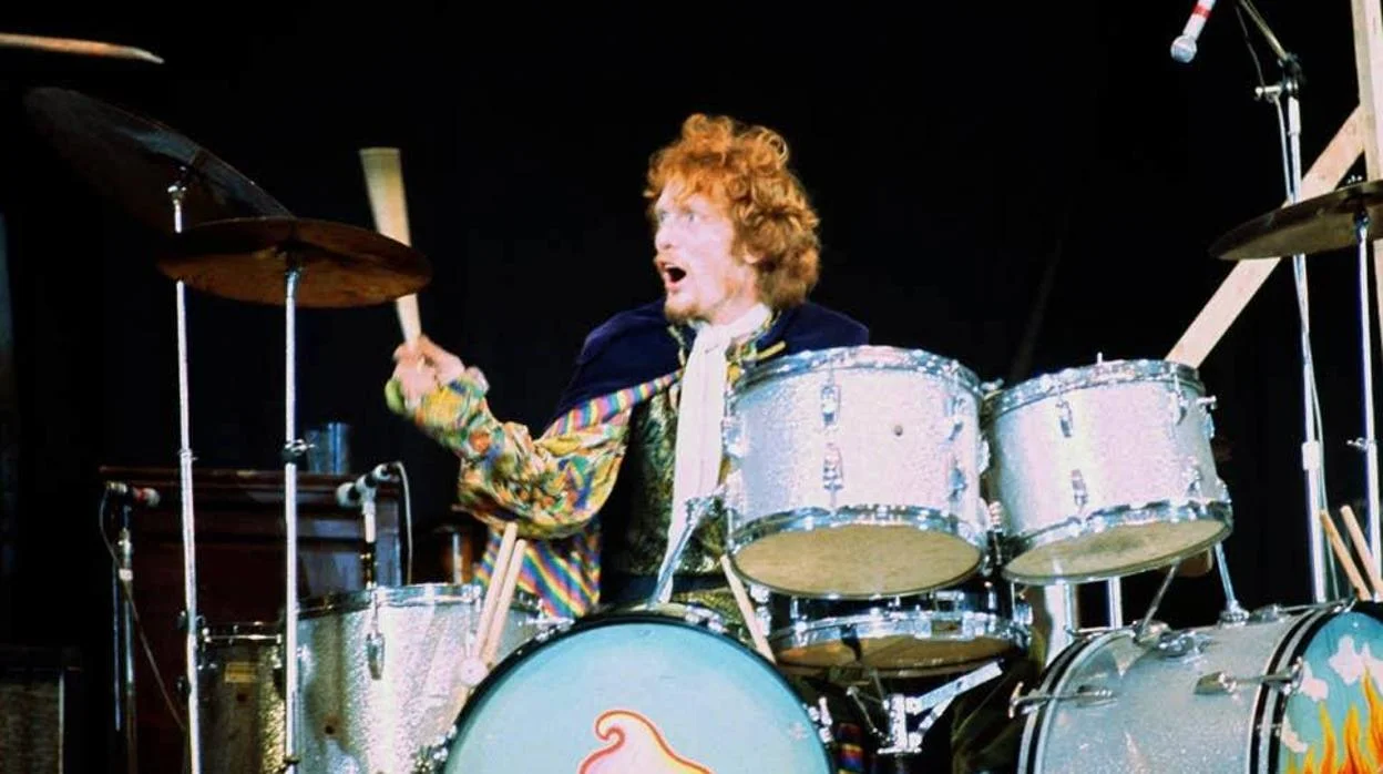 Ginger Baker is born, the wild drummer who hated being called a rocker
