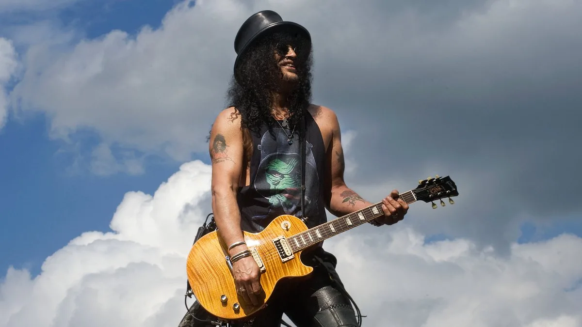 Slash is born, rock's most famous top hat