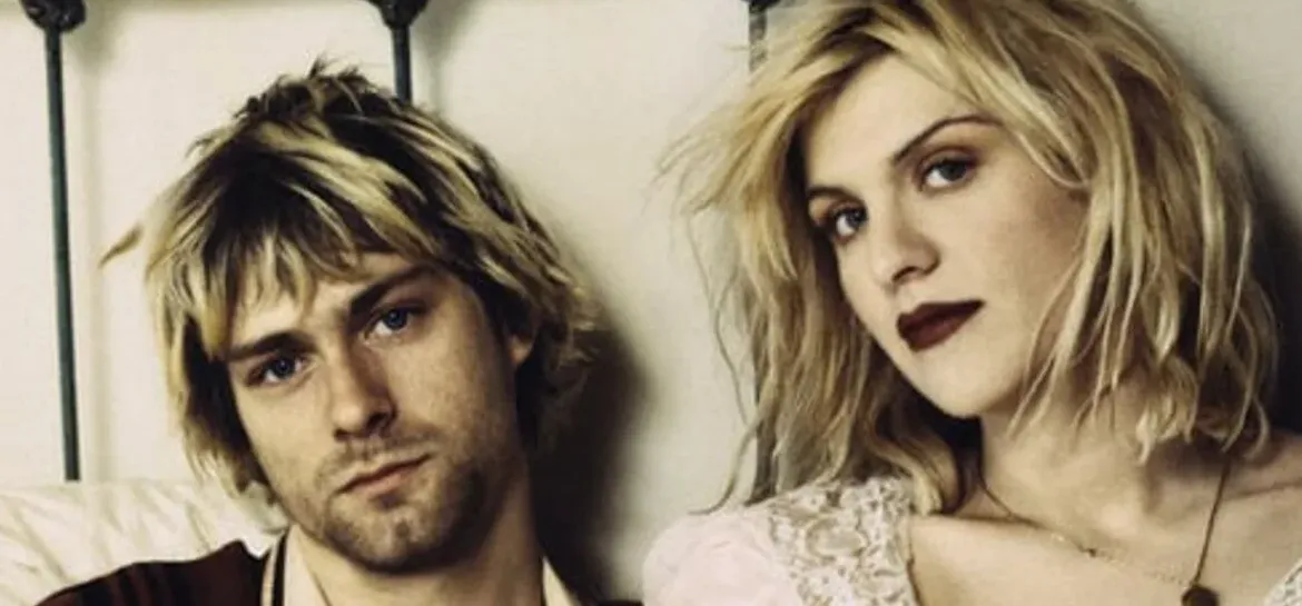Cobain and Courtney Love share a stage the only time in their lives