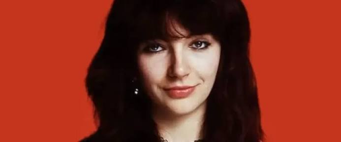 Kate Bush enters straight at number one, and no British woman had done it before